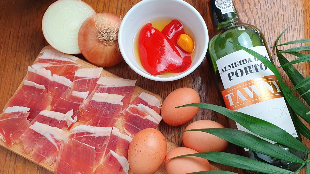 Revueltos de Otoño: Setas y Jamón Amancio de embutidos Lalinense